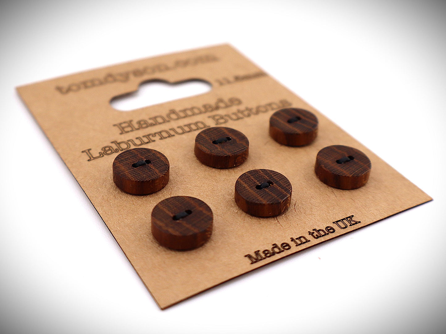Laburnum Buttons, Handmade & Full Range of Sizes