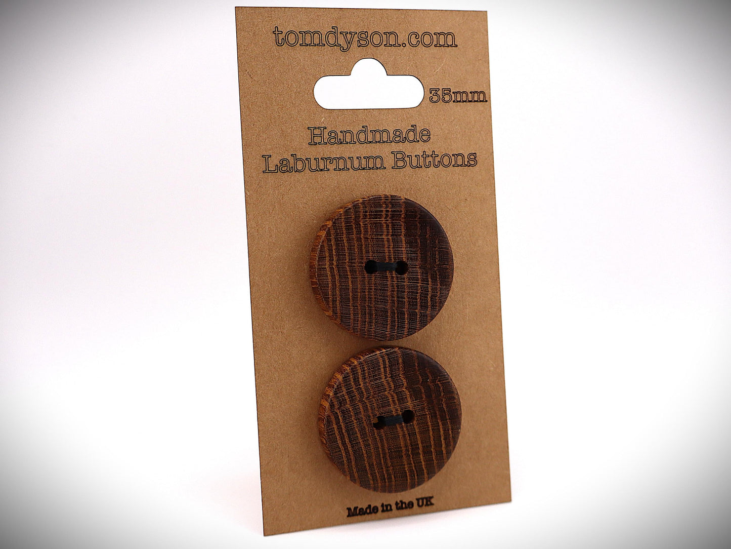Laburnum Buttons, Handmade & Full Range of Sizes