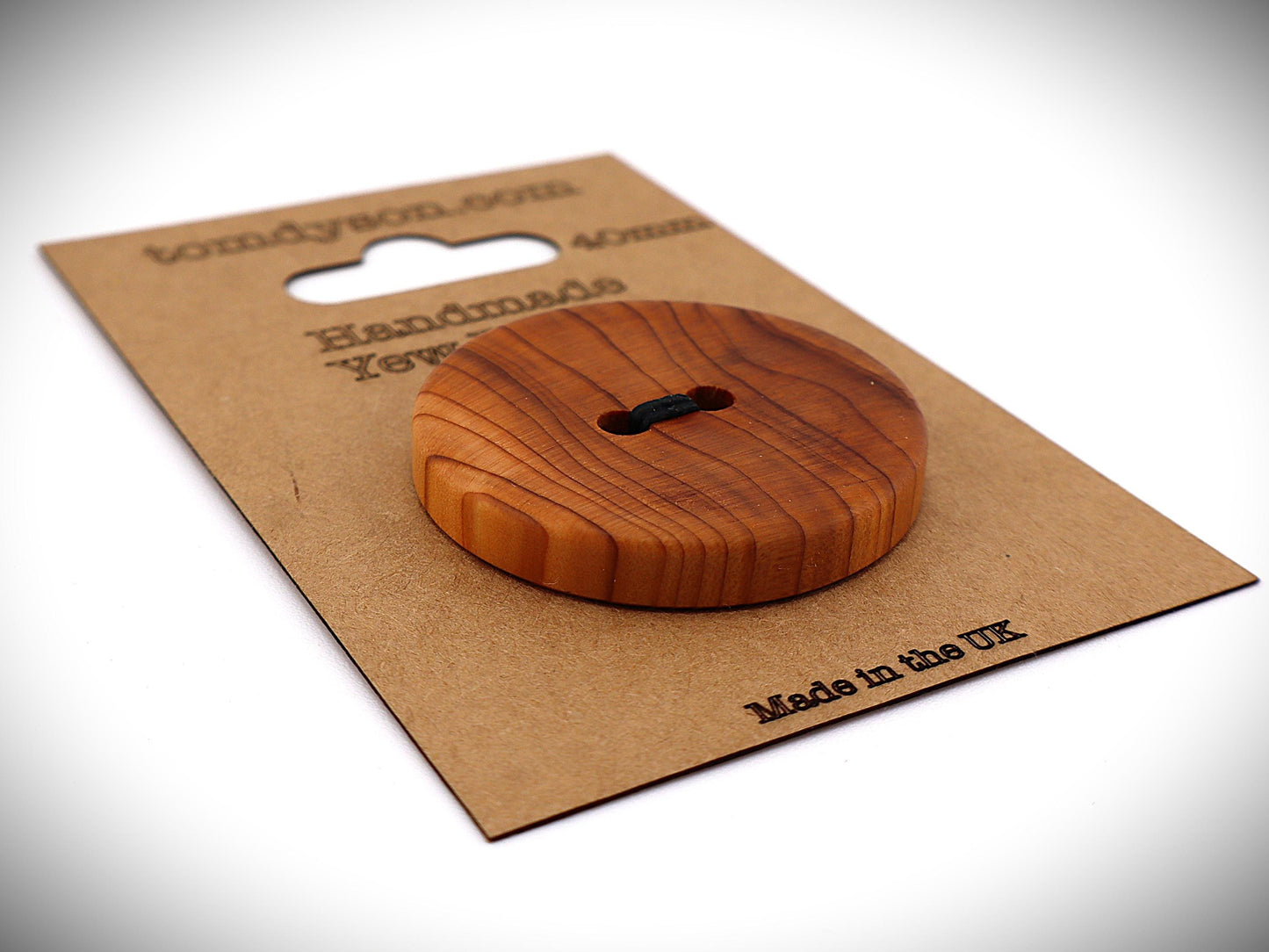 Yew Buttons, Handmade & Full Range of Sizes