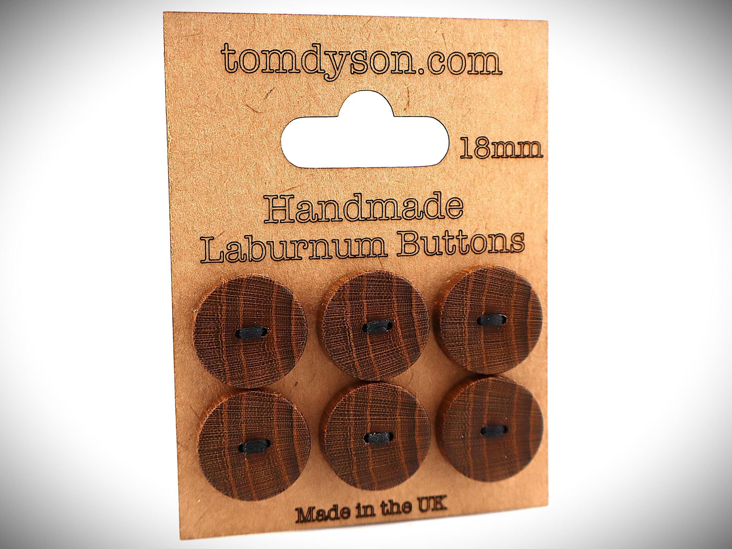 Laburnum Buttons, Handmade & Full Range of Sizes