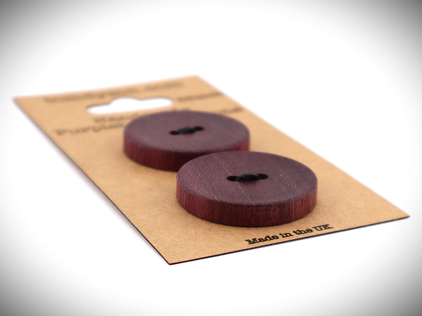 Purpleheart Buttons, Handmade & Full Range of Sizes