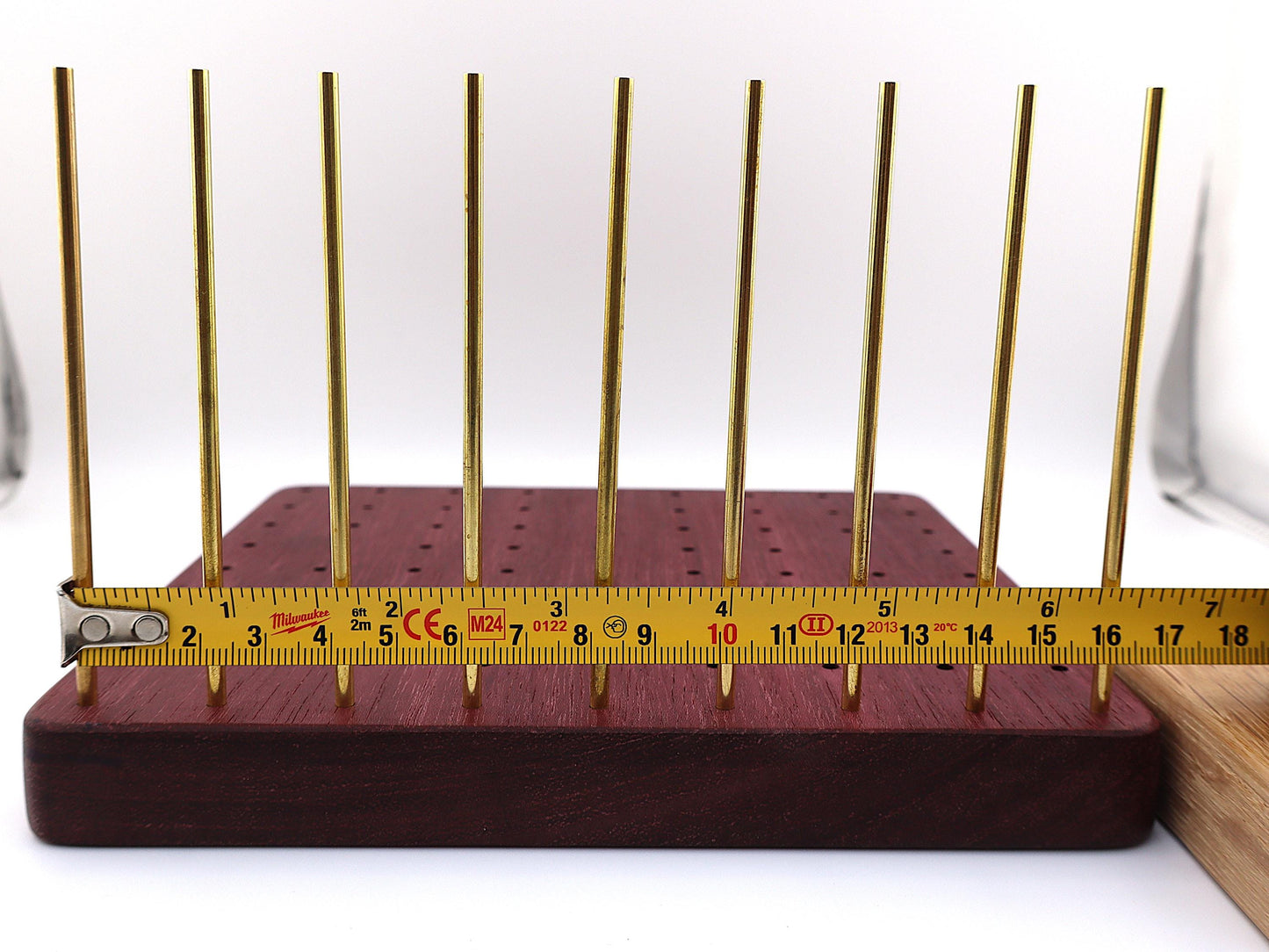 Purpleheart Hardwood Blocking Board: Knitting & Crochet Tool