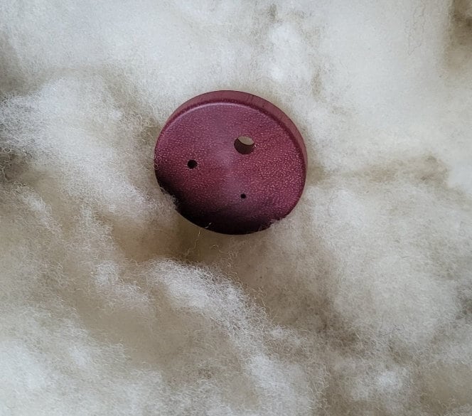 Handcrafted Wood Diz for Spinners - 3 Hole Sizes (1.5mm, 3mm, 6mm) - Range of woods