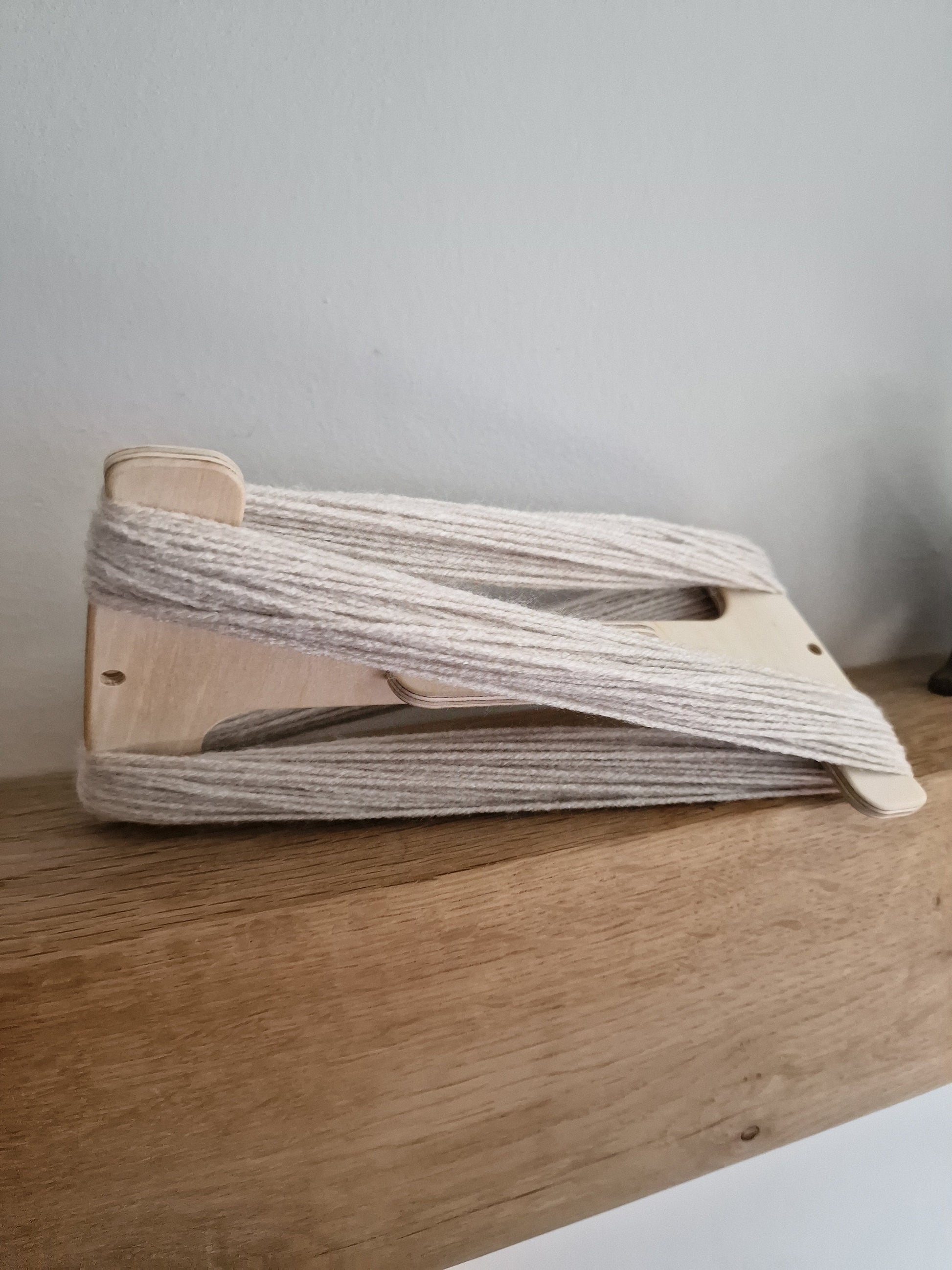 Handcrafted Birch Plywood Niddy Noddy - Standard or Small, Durable & Space-Saving