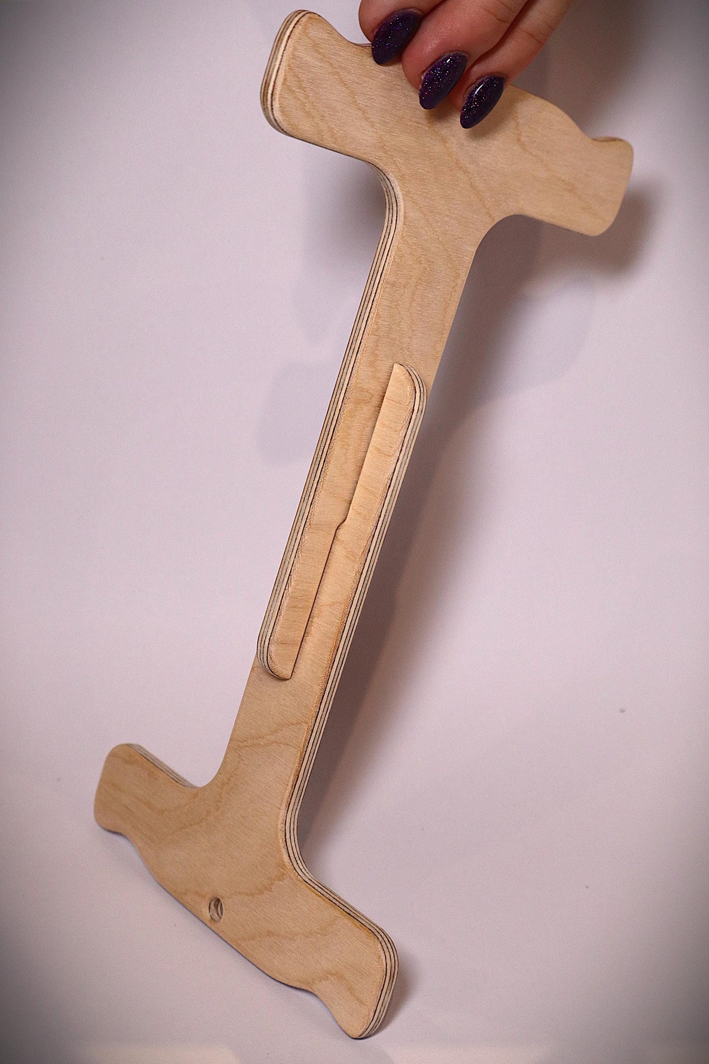 Handcrafted Birch Plywood Niddy Noddy - Standard or Small, Durable & Space-Saving