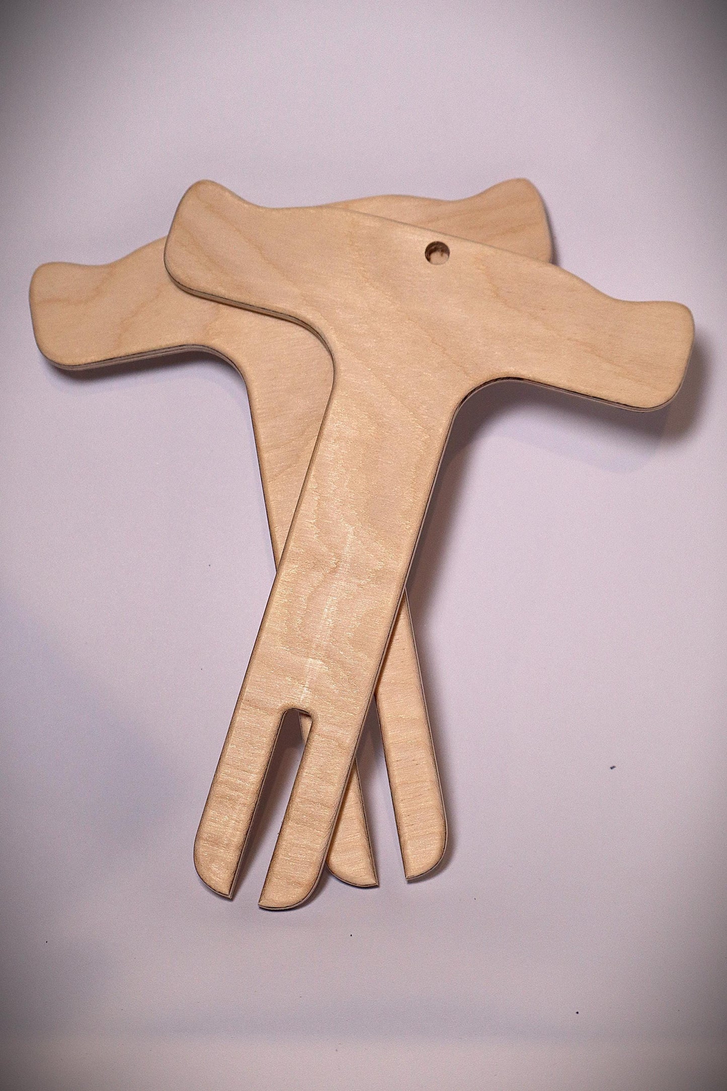 Handcrafted Birch Plywood Niddy Noddy - Standard or Small, Durable & Space-Saving