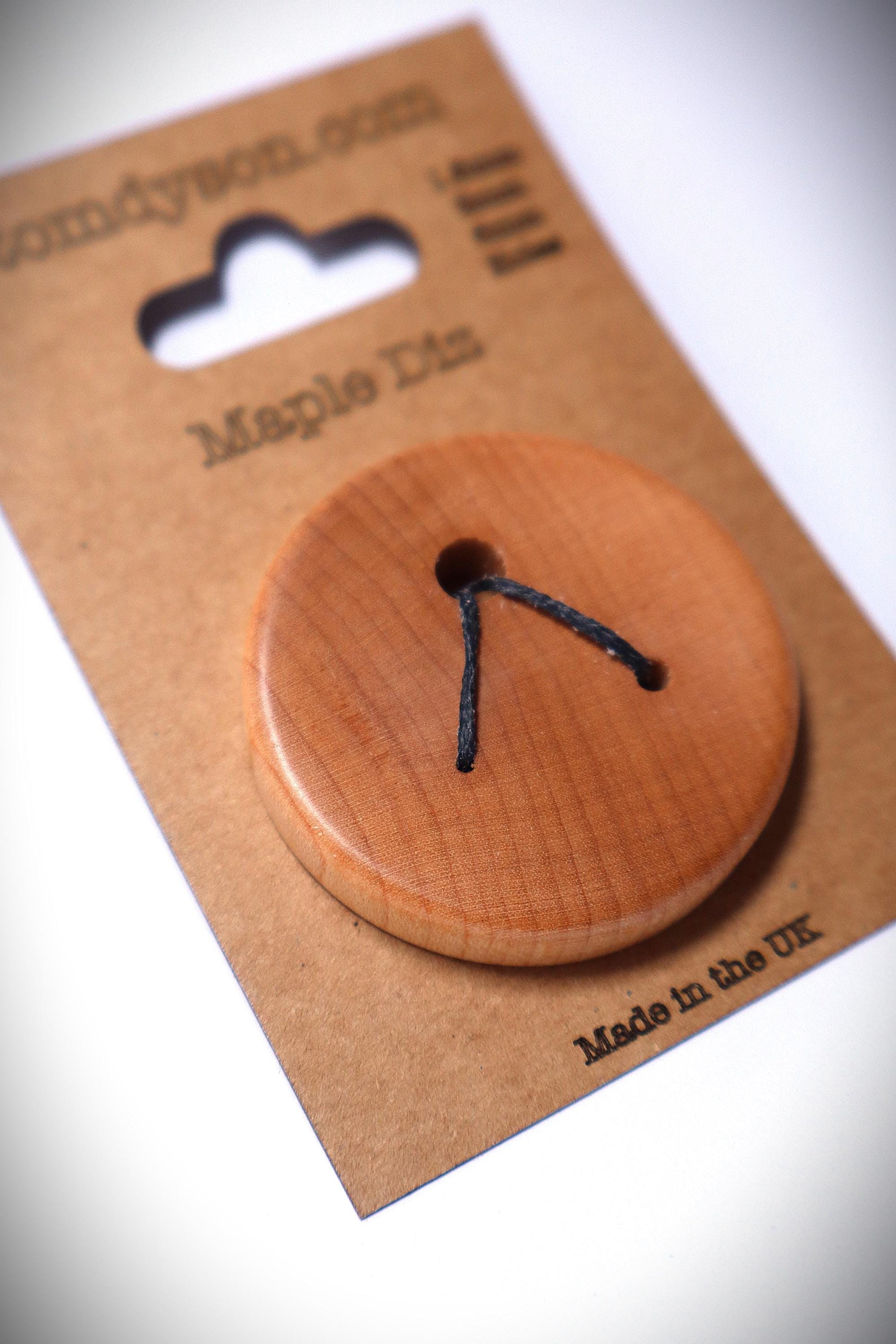 Handcrafted Wood Diz for Spinners - 3 Hole Sizes (1.5mm, 3mm, 6mm) - Range of woods