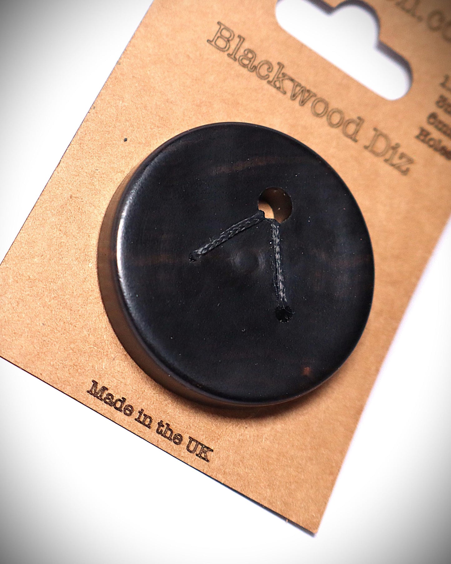 Handcrafted Wood Diz for Spinners - 3 Hole Sizes (1.5mm, 3mm, 6mm) - Range of woods