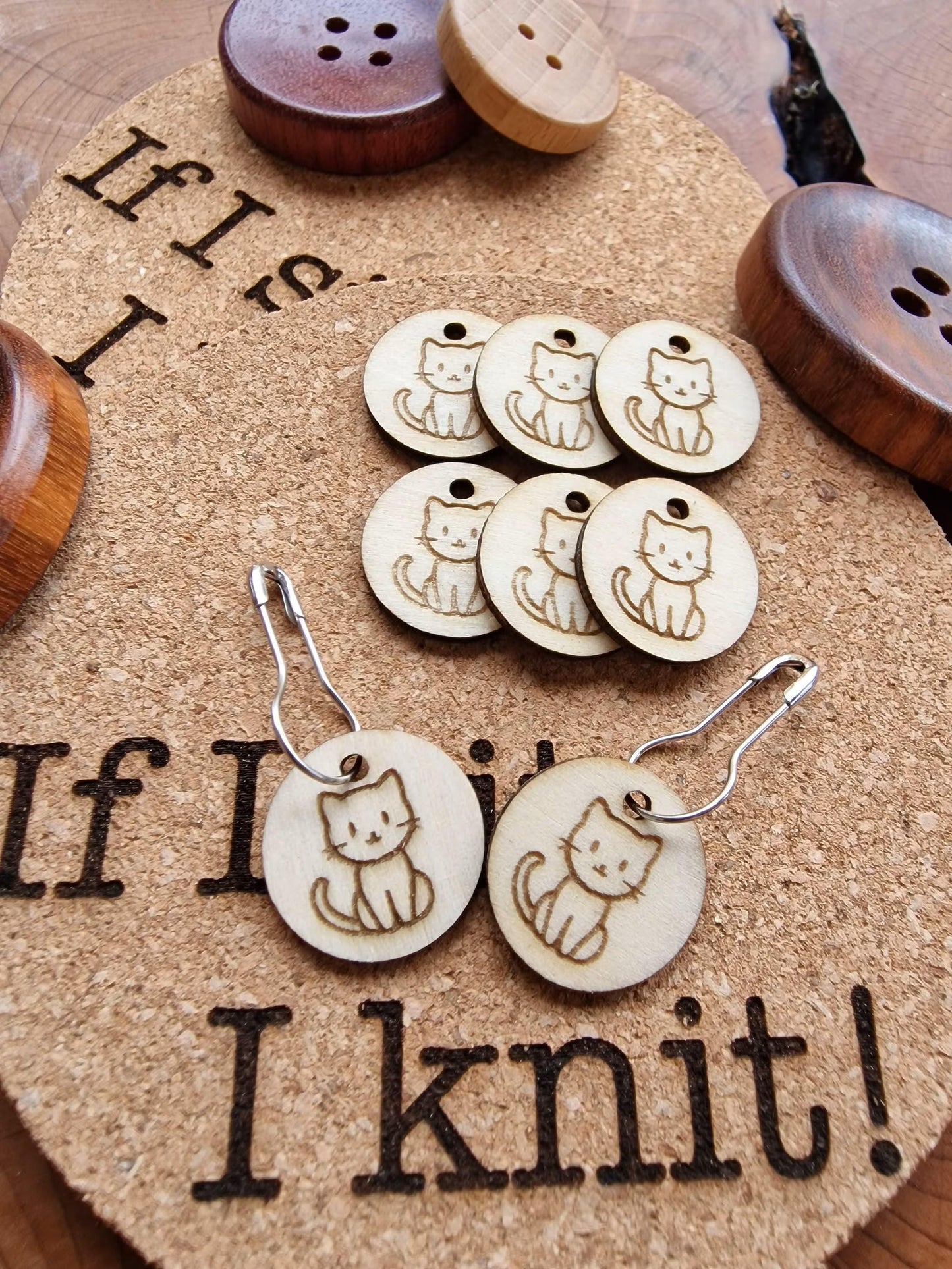 Adorable Animal Stitch Markers – Bee, Alpaca, Cat, Pig, and Owl Designs!