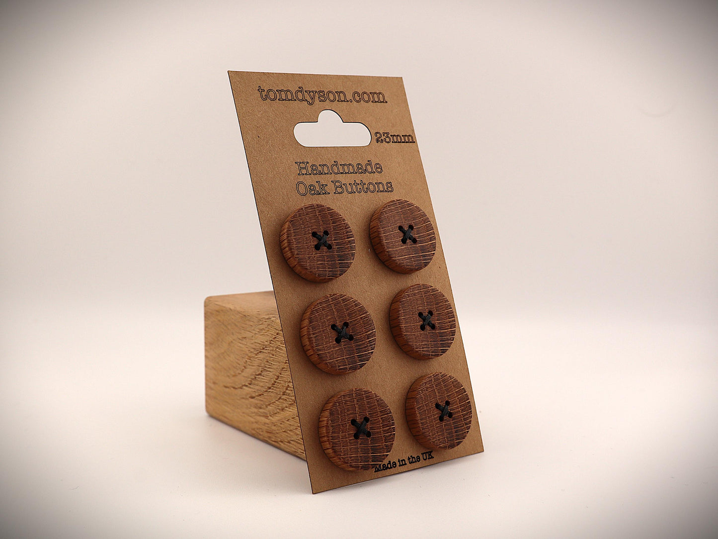 Oak Buttons, Handmade & Full Range of Sizes, Wooden buttons, Large Buttons, Small Buttons, Unique Buttons, Fancy Buttons, Premium Buttons