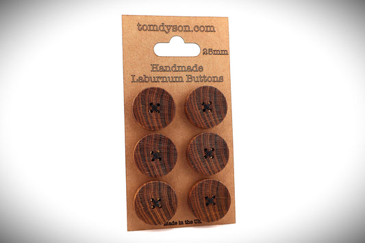 Laburnum Buttons, Handmade & Full Range of Sizes