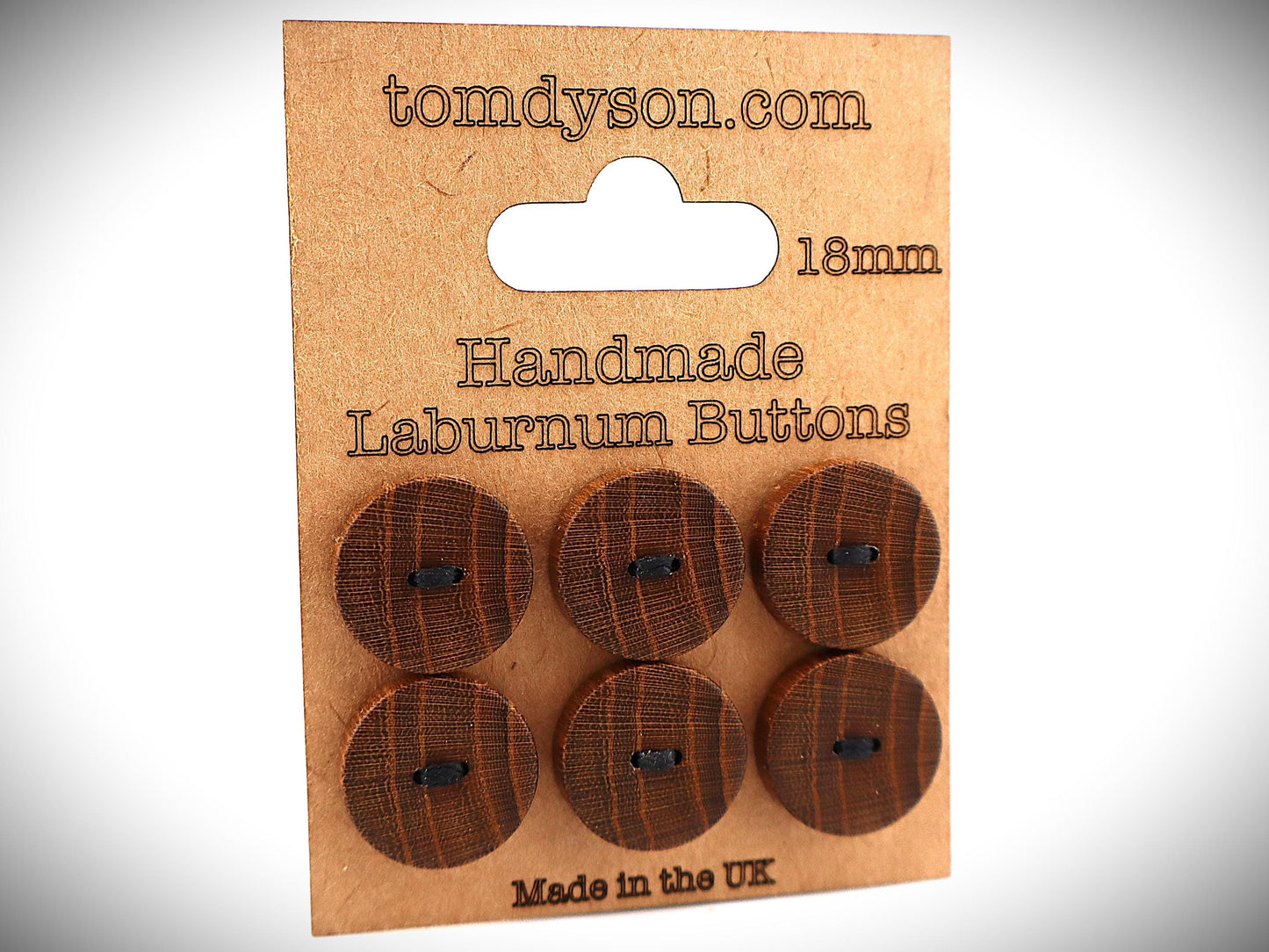 Laburnum Buttons, Handmade & Full Range of Sizes
