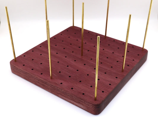 Purpleheart Hardwood Blocking Board: Knitting & Crochet Tool
