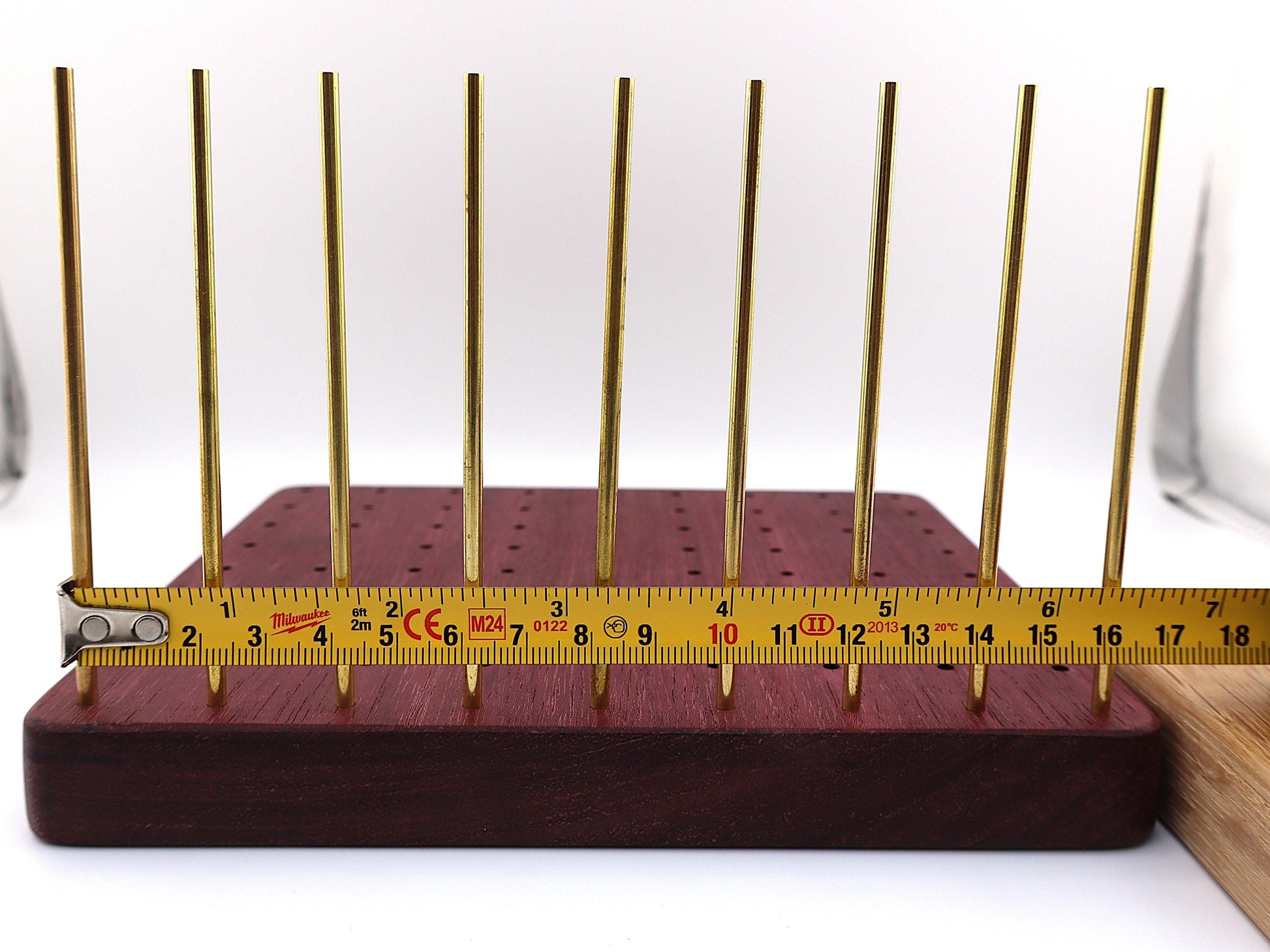Purpleheart Hardwood Blocking Board: Knitting & Crochet Tool