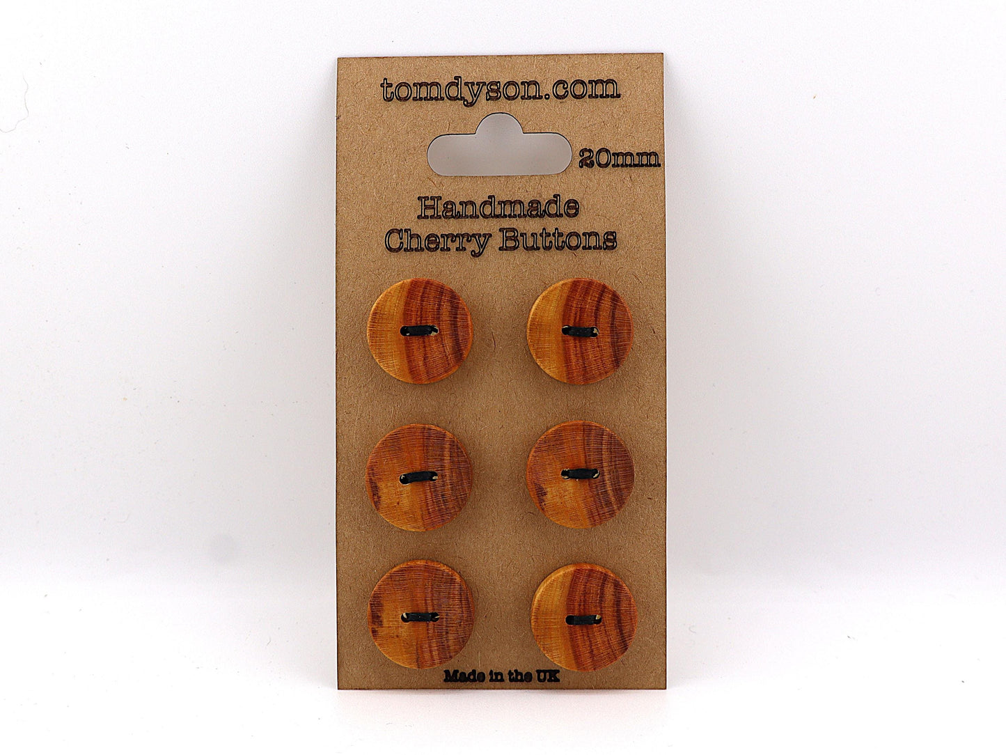Cherry Buttons! Range of sizes Handmade in the UK