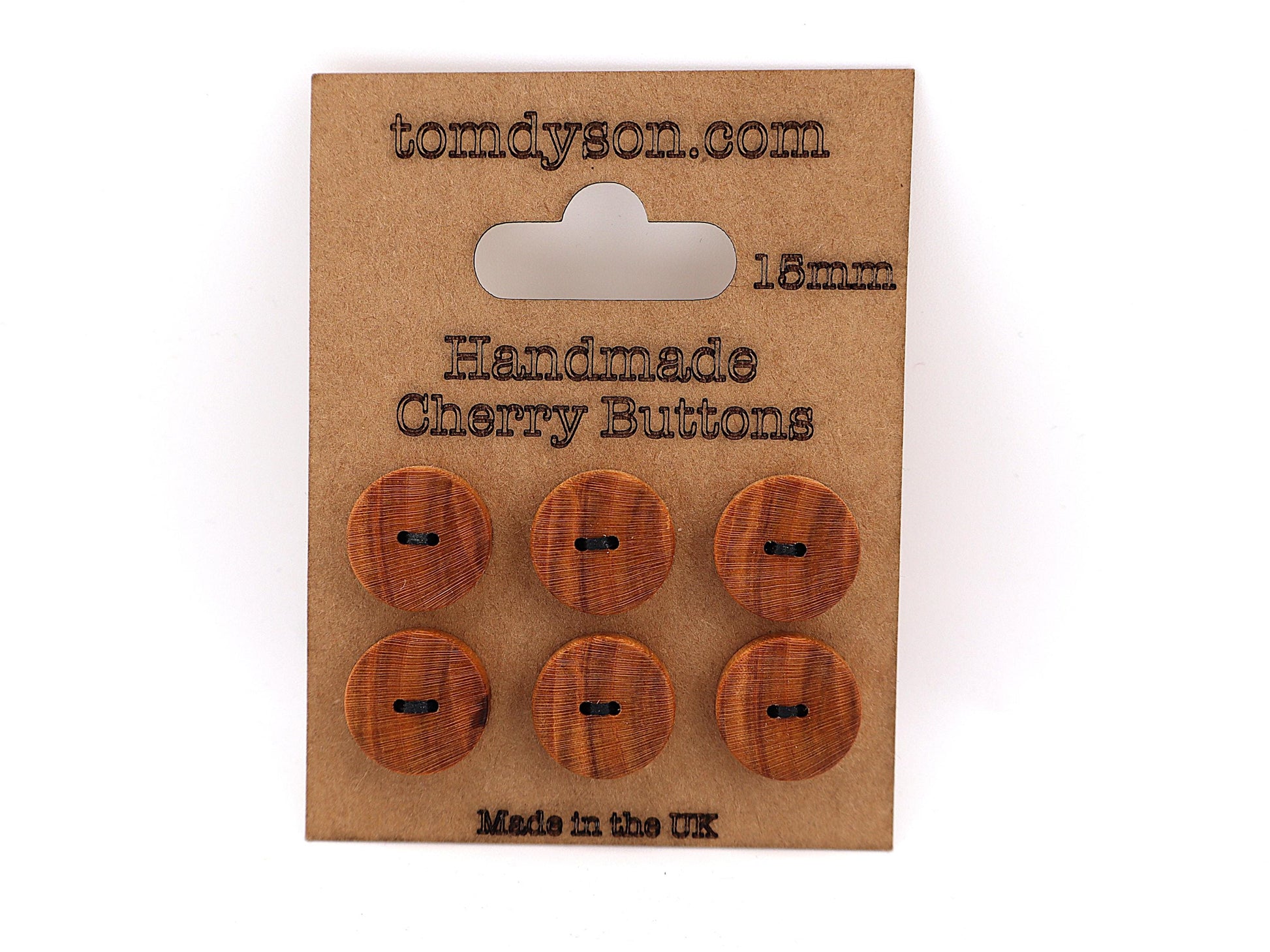 Cherry Buttons! Range of sizes Handmade in the UK