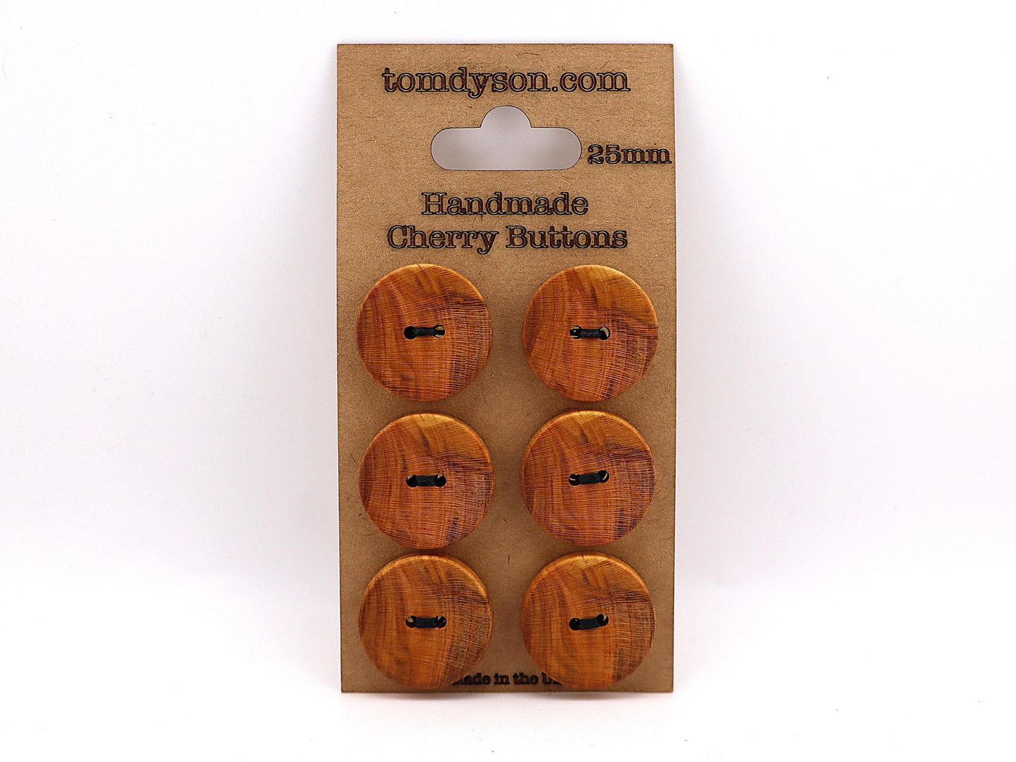 Cherry Buttons! Range of sizes Handmade in the UK