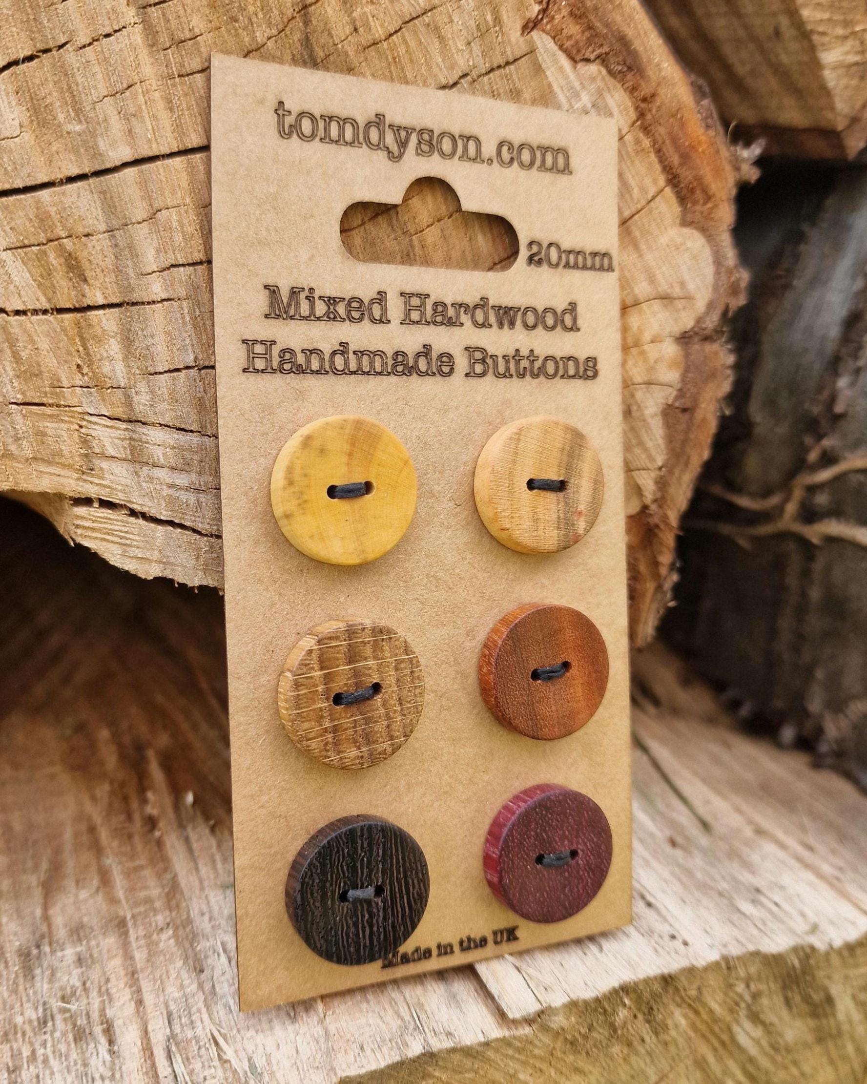 Various Buttons, Handmade & Full Range of Sizes