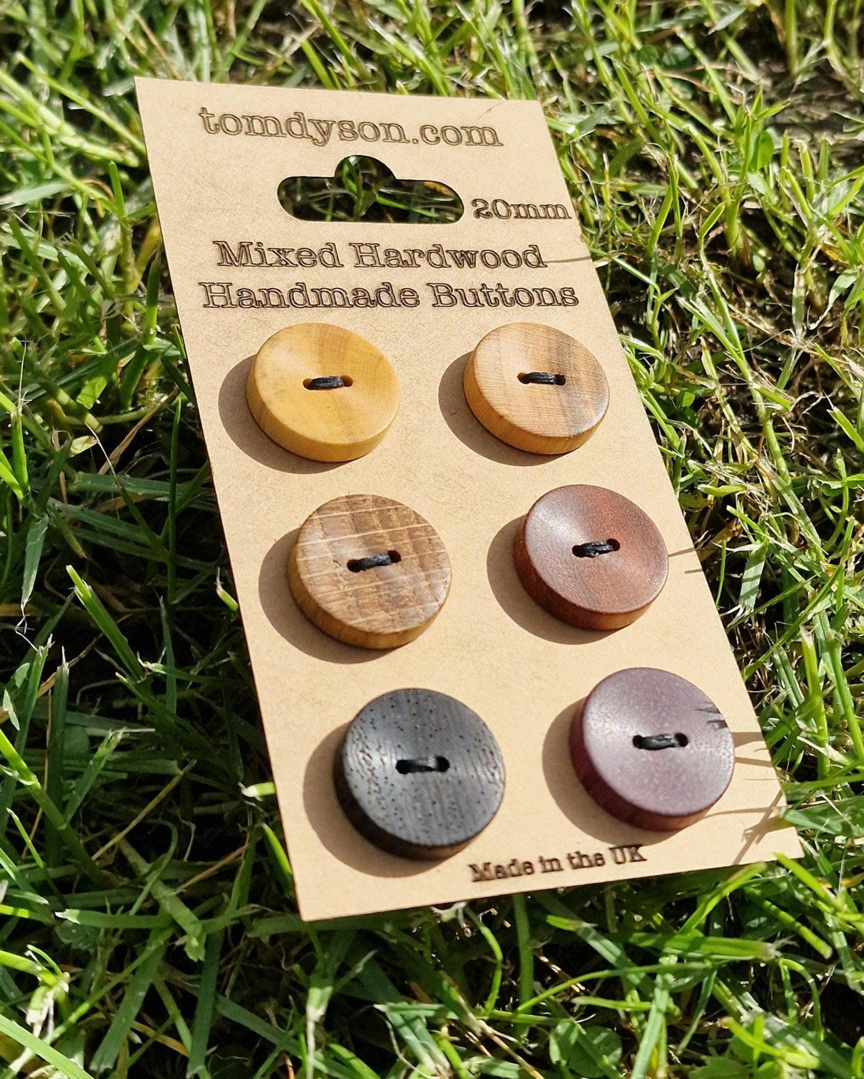 Various Buttons, Handmade & Full Range of Sizes
